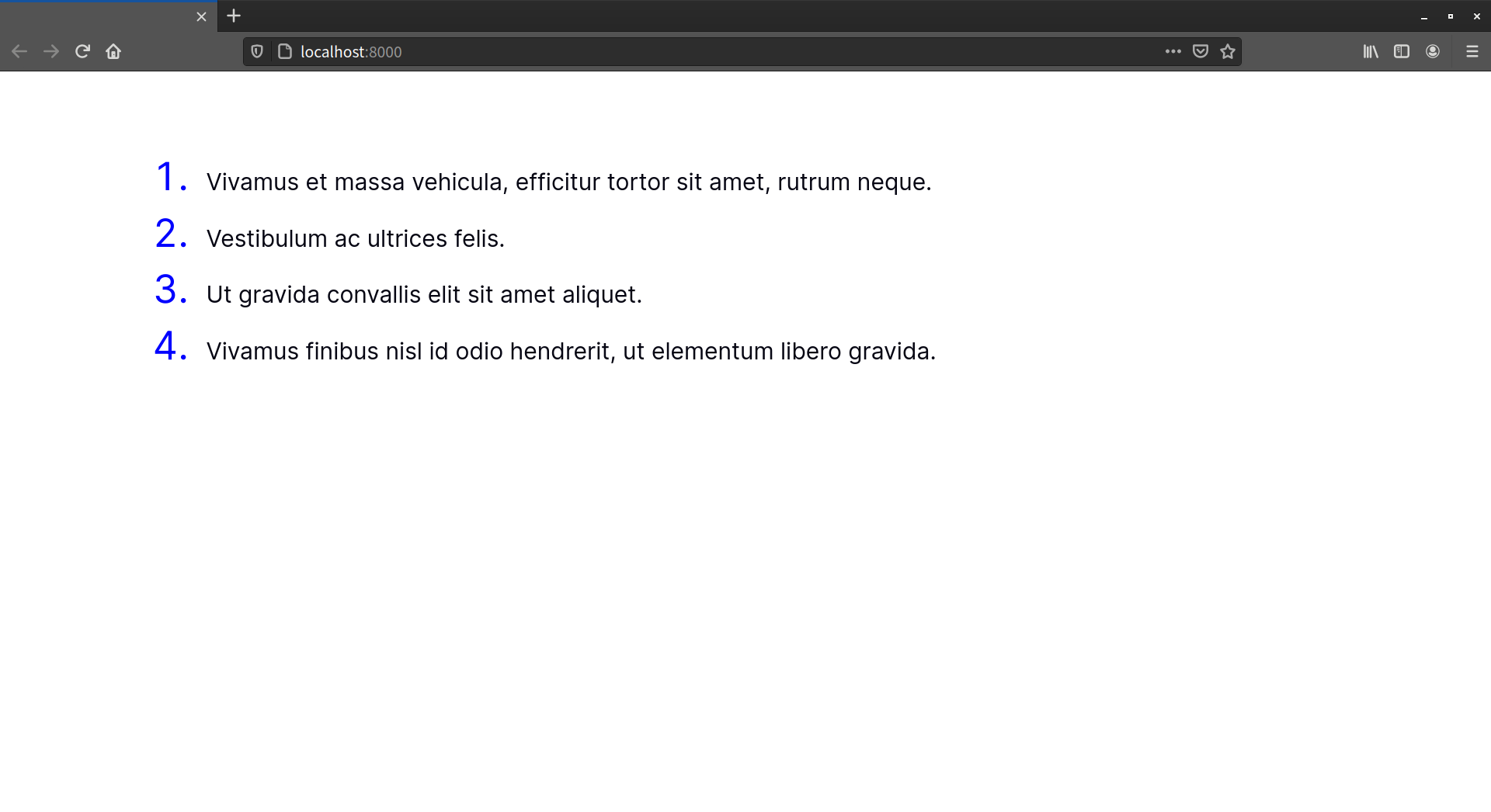 Using ::marker to style an ordered list